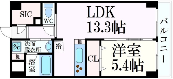 住吉駅 徒歩4分 2階の物件間取画像